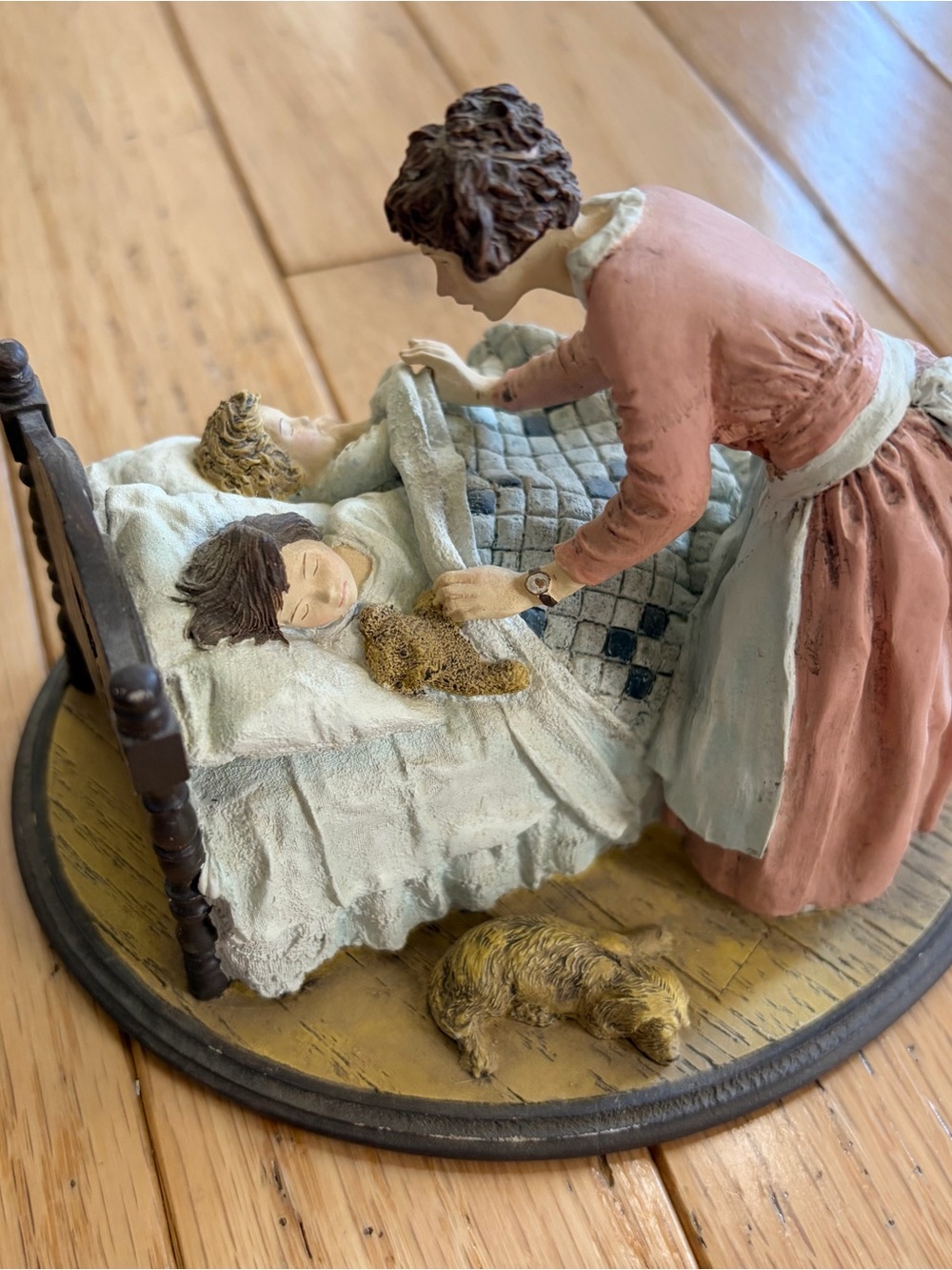 1992 Norman Rockwell Mother’s Little Angels Figurine